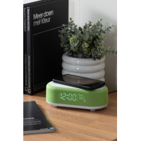 Budík Karlsson Vogue s nabíjačkou na telefón KA6033BG, 10cm